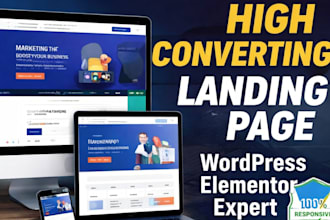do wordpress elementor or elementor landing page design