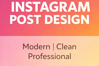 design modern canva instagram posts for your business