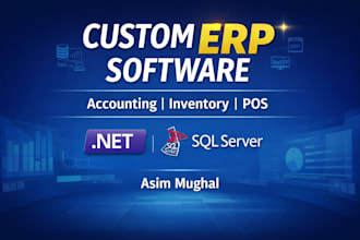 develop custom erp accounting inventory and pos software