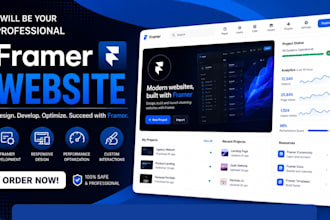 fix framer website framer expert develop framer website fix framer page issues