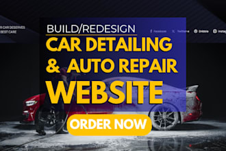 build auto repair website auto detailing car wash website car detailing website