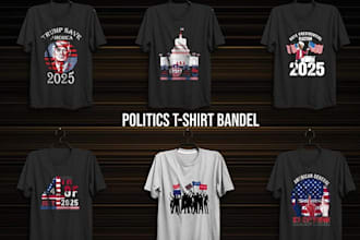 create custom political t shirt design