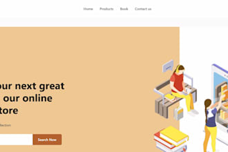 create a responsive react landing page