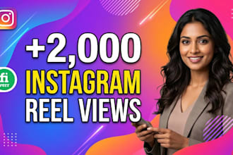 optimize your video and deliver 2000 instagram reel views