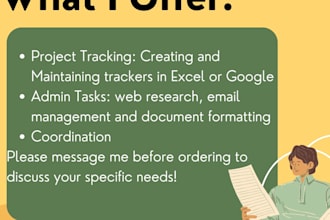 be your expert virtual assistant for admin tasks