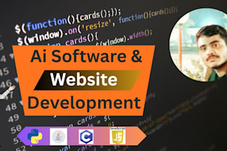 develop ai website, ai app chatbot saas, llm ai software as full stack developer