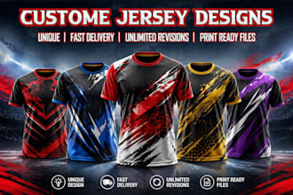 design trendy streetwear and jersey