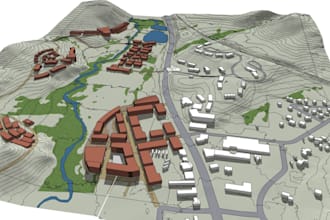 create custom map illustrations, site plans and location maps