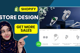 design a premium high converting shopify store