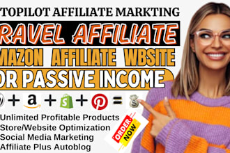 autopilot shopify amazon affiliate website, travel affiliate website wordpress