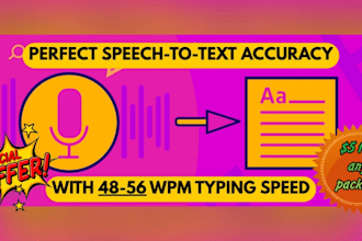 transcribe audio or video into accurate text at the cheapest price
