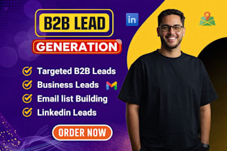 find targeted b2b lead generation email list building and business sale leads