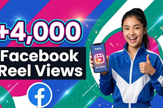 be your facebook reels marketing manager for organic views growth