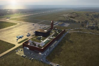 custom 3d airport masterplan,aviation hub render, cgi terminal hall,lobby design