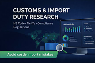 research customs regulations and import duties