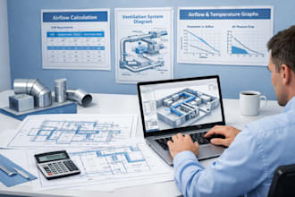 do hvac airflow calculation and duct design for buildings proma