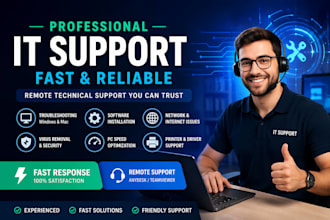repair, fix, install, troubleshoot issues in windows remotely