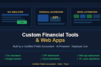 creo herramientas financiera o calculadora personalizada para tu negocio
