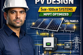 design solar pv system, battery backup, inverter and load calculation