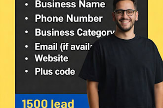 scrap google maps with data scraper for business leads and business list