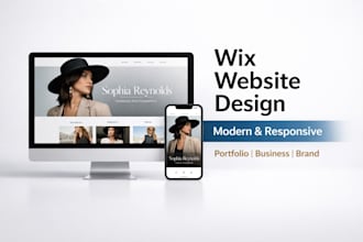 wix website design wix website redesign wix portfolio website wix expert