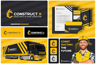 do logo design and branding kit package with brand identity