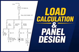 do electrical load calculation and panel schedule professionally
