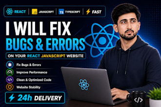 fix bugs and errors on your react javascript website