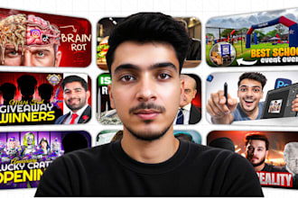 design attractive youtube thumbnail