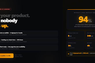 build a high converting saas waitlist page that turns visitors into early