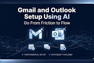 set up your gmail or outlook inbox and workflows using ai