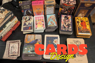 design unique oracle and tarot cards full deck your idea