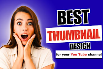 design high CTR youtube thumbnails that get more clicks