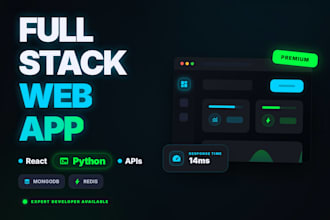 build a full stack web app with react, python, and apis