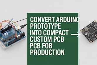 convert arduino prototype into compact custom pcb for production