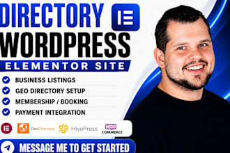 setup customize directory hivepress geodirectory listingpro wordpress website