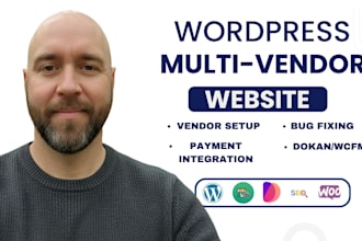 build wordpress multi vendor ecommerce marketplace website or multi vendor site
