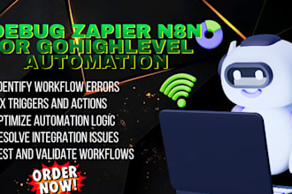 debug zapier n8n or gohighlevel automation workflow errors