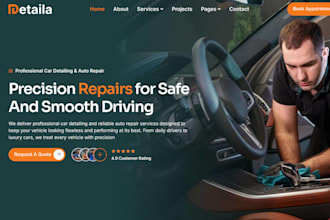 build wix auto detailing website window tinting website car detailing website