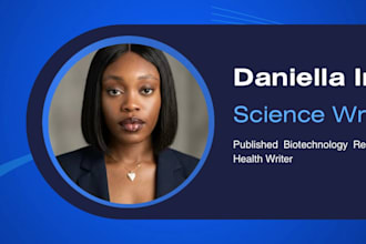 write, health, and science articles or blog posts