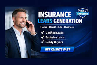 generate insurance leads generation home health life insurance business leads