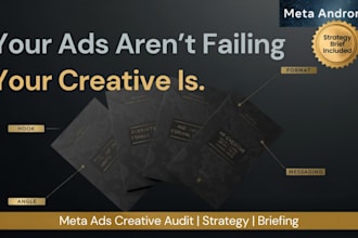 create a meta ads creative strategy and winning ad brief for ecommerce brands