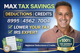 file US tax return 8995 8995a 4562 8862 7004 deductions credits irs filing