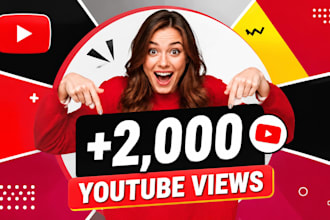organically promote 2,000 youtube views  very fast