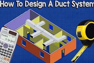 do hvac airflow calculation and duct design for mep projects