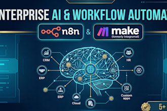 build custom ai automation workflows using n8n and make