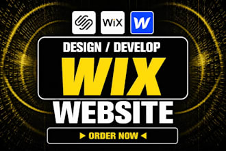 fix and edit wix website page, wix landing page website wix development