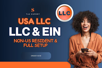 register USA llc for US and non residents with ein and full setup