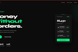 build a modern landing page for your startup