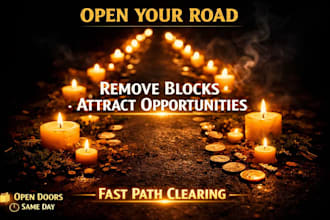 cast powerful road opener spell, remove obstacles, attract more opportunities